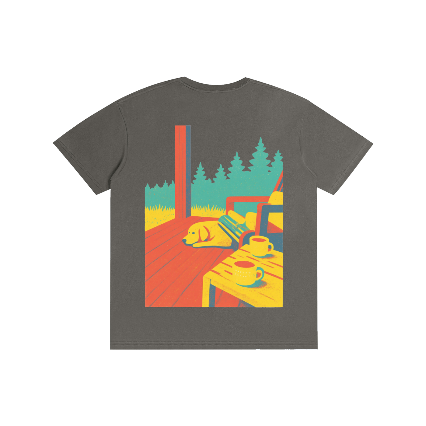 Lazy Sunday Print T-Shirt