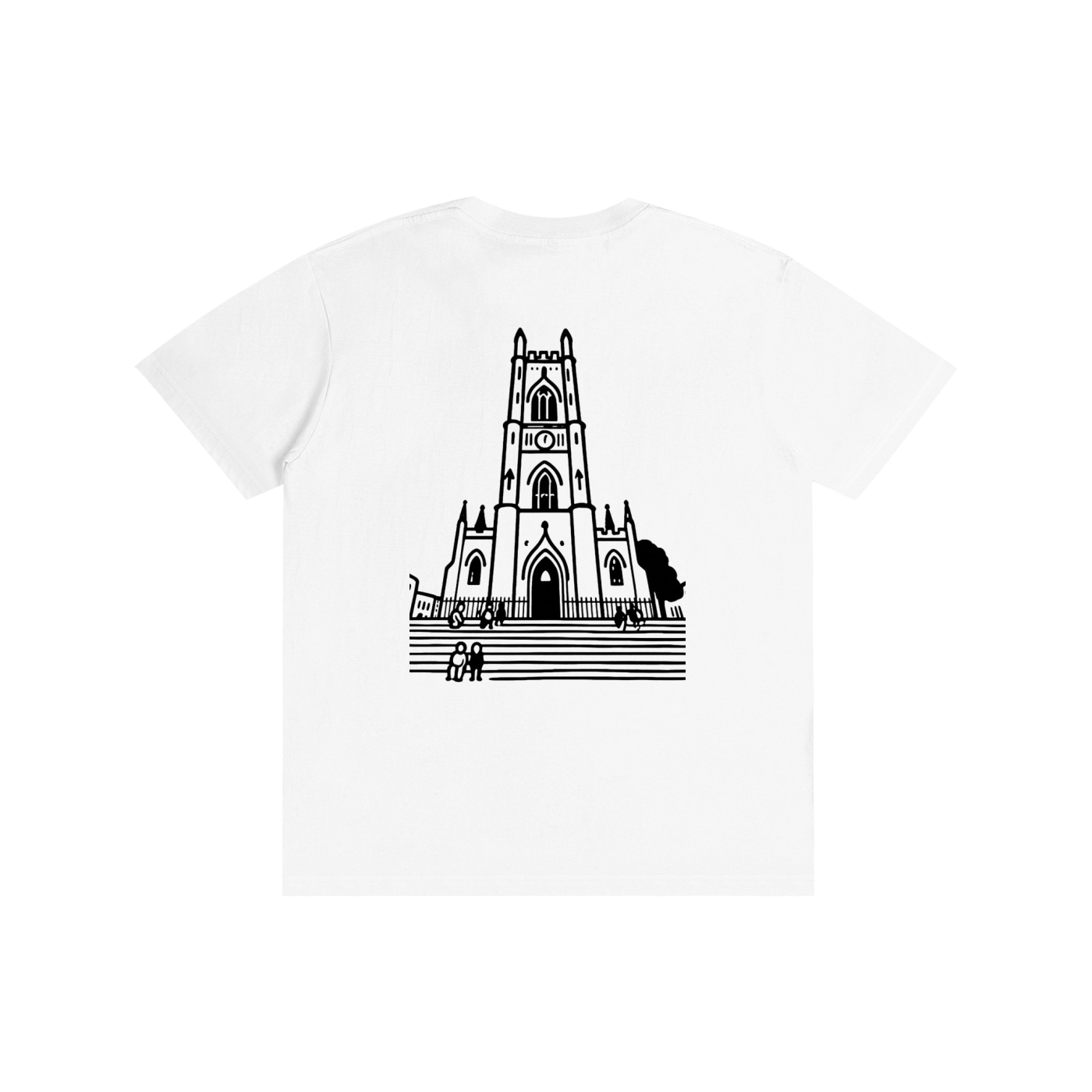 Bombed Out Church T-Shirt White