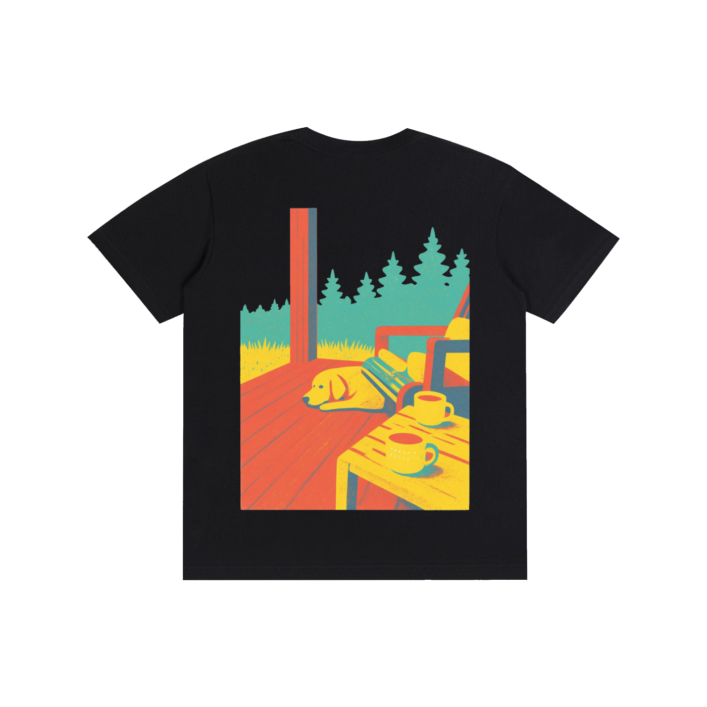 Lazy Sunday Print T-Shirt