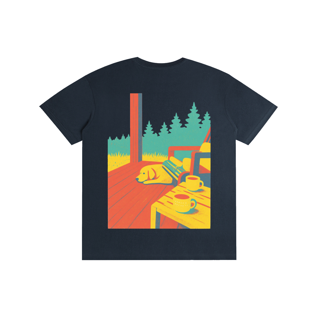 Lazy Sunday Print T-Shirt