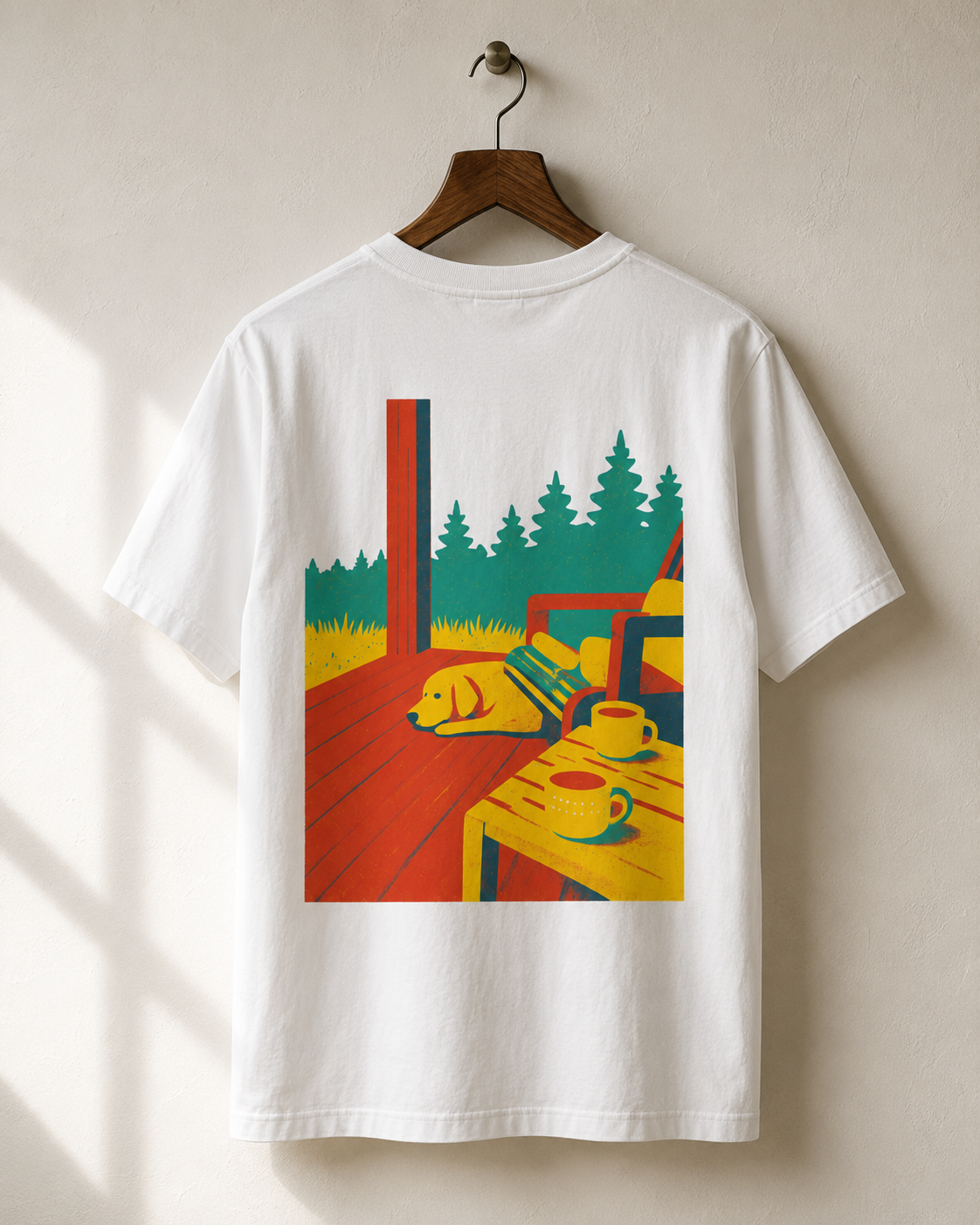 Lazy Sunday Print T-Shirt