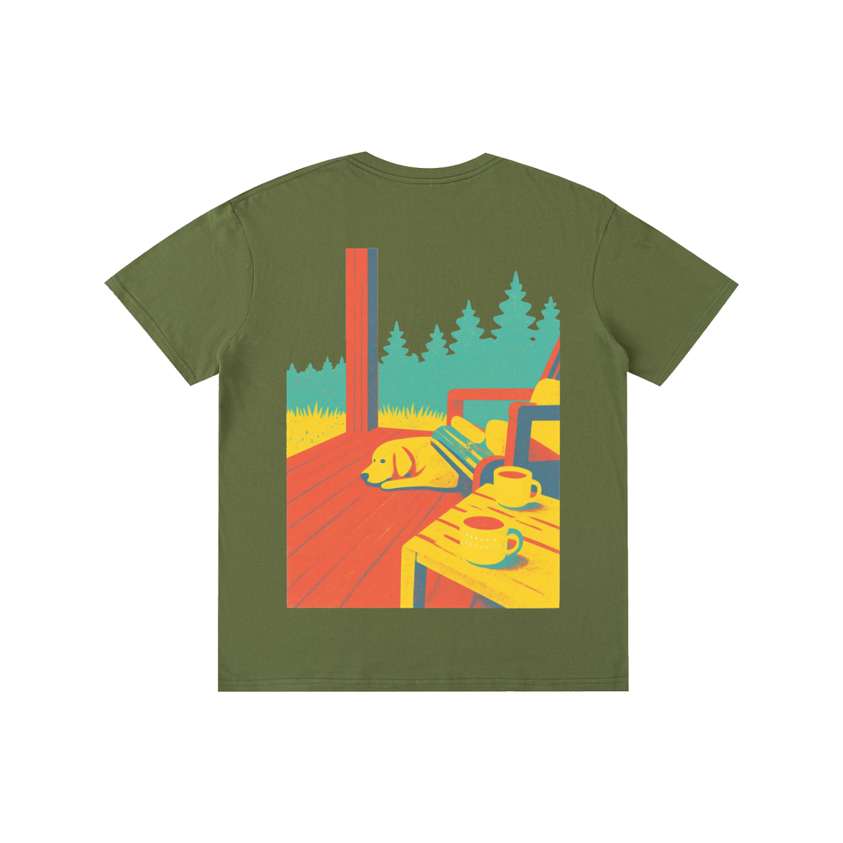 Lazy Sunday Print T-Shirt